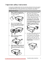 Preview for 3 page of BenQ MW603 User Manual