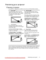 Предварительный просмотр 13 страницы BenQ MW603 User Manual