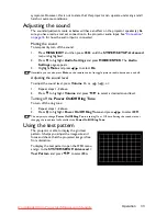 Preview for 33 page of BenQ MW603 User Manual