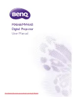 BenQ MW665 User Manual preview