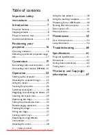 Preview for 2 page of BenQ MW665 User Manual