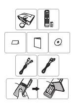 Предварительный просмотр 3 страницы BenQ MW705 Quick Start Manual