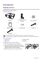 Предварительный просмотр 7 страницы BenQ MW707 User Manual