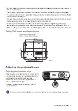 Preview for 15 page of BenQ MW707 User Manual