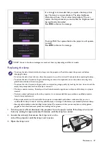 Предварительный просмотр 37 страницы BenQ MW707 User Manual