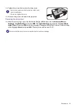 Предварительный просмотр 39 страницы BenQ MW707 User Manual