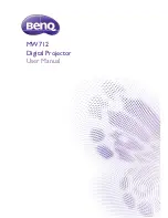 BenQ MW712 User Manual preview