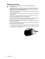 Preview for 64 page of BenQ MW712 User Manual