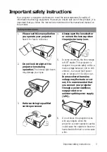 Preview for 3 page of BenQ MW724 User Manual