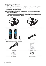 Preview for 8 page of BenQ MW724 User Manual