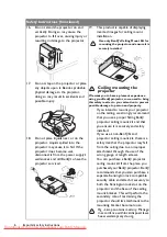 Предварительный просмотр 6 страницы BenQ MW727 User Manual