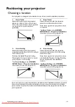 Preview for 19 page of BenQ MW727 User Manual