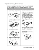 Preview for 3 page of BenQ MW817ST User Manual