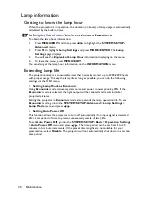 Preview for 46 page of BenQ MW817ST User Manual