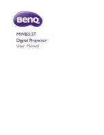 BenQ MW821ST User Manual preview