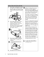 Preview for 6 page of BenQ MW821ST User Manual