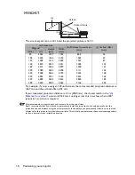 Preview for 16 page of BenQ MW824ST User Manual