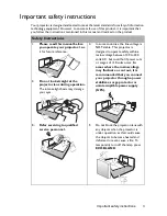 Предварительный просмотр 3 страницы BenQ MW843UST User Manual