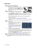 Preview for 20 page of BenQ MW843UST User Manual