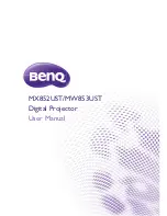 BenQ MW853UST+ User Manual предпросмотр