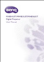 Preview for 1 page of BenQ MW855UST User Manual