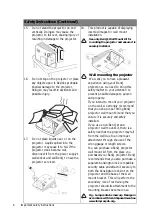 Preview for 6 page of BenQ MW855UST User Manual