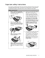 Preview for 3 page of BenQ MW883UST User Manual