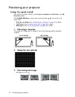 Предварительный просмотр 14 страницы BenQ MW883UST User Manual