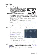 Preview for 21 page of BenQ MW883UST User Manual