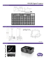 Предварительный просмотр 2 страницы BenQ MX503 Datasheet