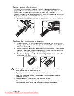 Preview for 12 page of BenQ MX520 User Manual