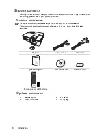 Предварительный просмотр 8 страницы BenQ MX600 User Manual