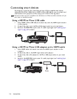 Предварительный просмотр 18 страницы BenQ MX600 User Manual