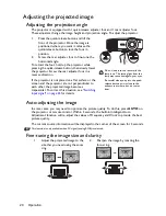 Preview for 20 page of BenQ MX600 User Manual