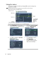 Preview for 22 page of BenQ MX600 User Manual