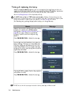 Preview for 50 page of BenQ MX600 User Manual