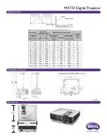 Preview for 2 page of BenQ MX701 Datasheet