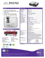 Preview for 1 page of BenQ MX703 Limited Warranty