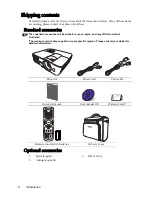 Предварительный просмотр 8 страницы BenQ MX710 User Manual