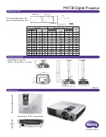 Предварительный просмотр 2 страницы BenQ MX720 Datasheet