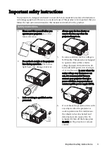 Preview for 3 page of BenQ MX750 User Manual