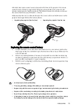 Preview for 15 page of BenQ MX750 User Manual