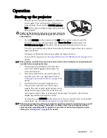 Preview for 21 page of BenQ MX763 User Manual