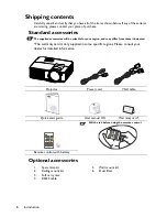 Предварительный просмотр 8 страницы BenQ MX813ST User Manual