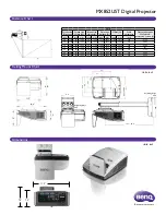 Предварительный просмотр 2 страницы BenQ MX852UST Specifications