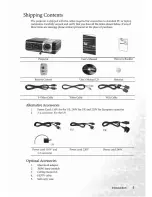 Предварительный просмотр 9 страницы BenQ PB6100 - SVGA DLP Projector User Manual