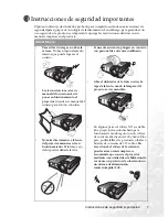 Предварительный просмотр 5 страницы BenQ PB6110 - SVGA DLP Projector Manual Del Usuario