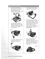 Предварительный просмотр 6 страницы BenQ PB6110 - SVGA DLP Projector Manual Del Usuario