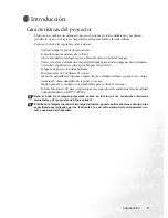 Preview for 9 page of BenQ PB6110 - SVGA DLP Projector Manual Del Usuario