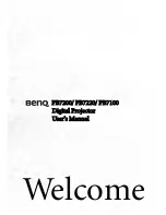 Preview for 1 page of BenQ PB7100 - SVGA DLP Projector User Manual